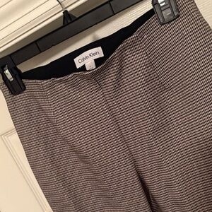 Calvin Klein Tan and Black Trousers